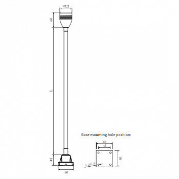 Светодиодный станочный светильник на гибкой ножке SPLED-103