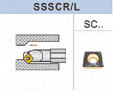 Державка инструментальная S16Q-SSSCR09