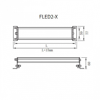 Светодиодный станочный светильник FLED2-110
